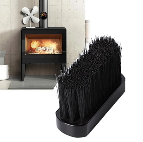 Ergonomic Fireplace Cleaning Brush